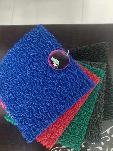 PVC Heavy Duty Mat Rolls - 1.22 m x 12 m, Blue Noodle Pattern, 15 mm Thickness | Ideal for Entrances, Bathrooms, Heavy Traffic Areas