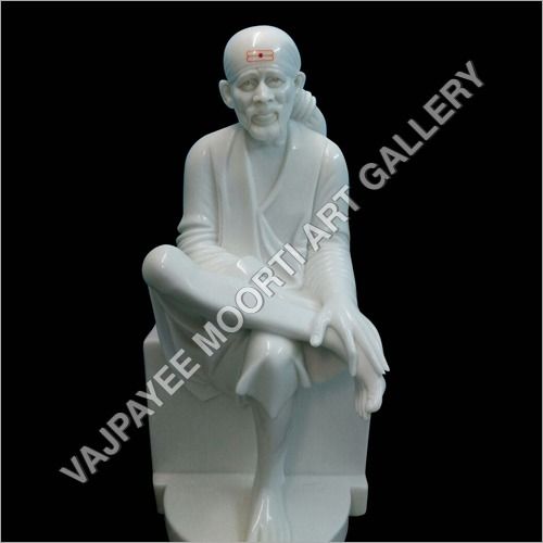 White Sai Baba Statue