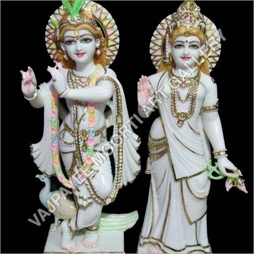 Marble Radha Krishna Statue