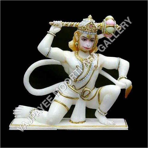 Polished Marble Hanuman Moorti