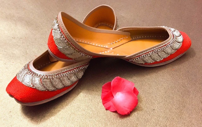 Red Pakistan Khussa Shoes