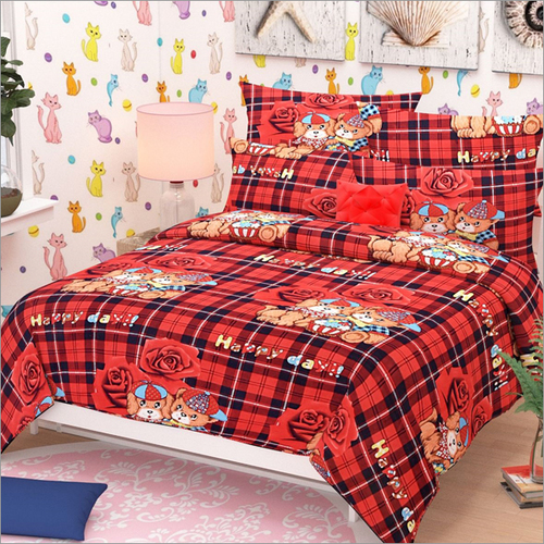 One Bedsheet With 2 Pillow Covers