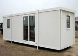 White Portable Cabin