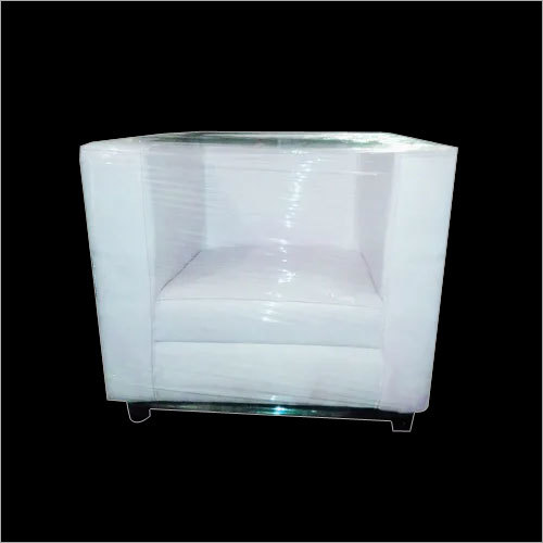 Single Seater White Sofa