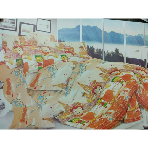 Cartoon Print Bedsheet