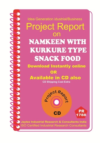 Namkeen with kurkure type Snack Food manufacturing eBook