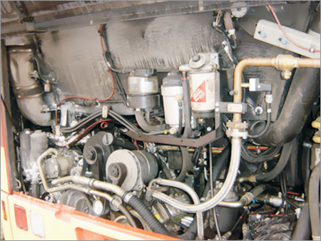 Vehicle Engine Fire Suppression System