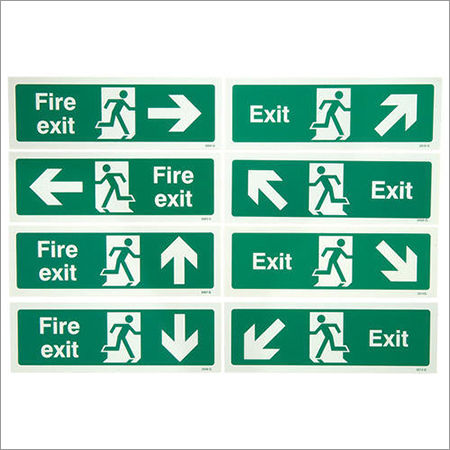 Emergency Escape Signs By SUPREMEX EQUIPMENTS