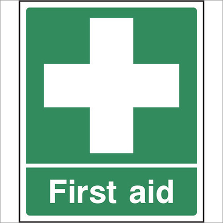 First Aid Safety Signs By SUPREMEX EQUIPMENTS