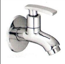 Bib Cock - Brass, Standard Size, Chrome Finish | Easy Installation, Leakproof Seal, Corrosion Resistant
