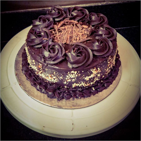 Roasted Almond Truffle Cake