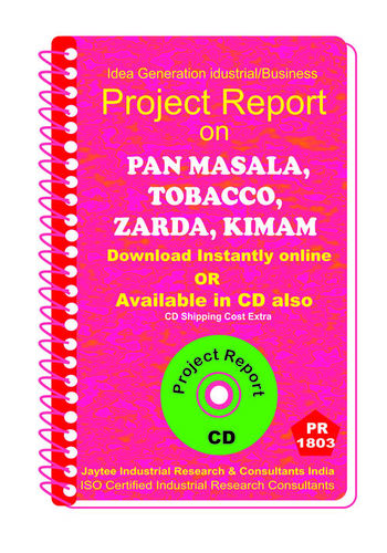Pan Masala, Tobacco ,Zarda, Kimam manufacturing eBook
