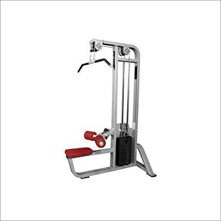 High Lat Pully - Steel 2000x1000x1500 mm Silver | Strength Training Back Exercises Smooth Operation