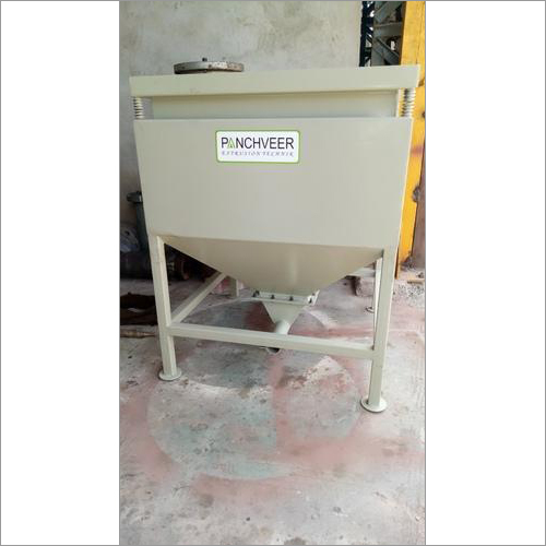PVC Powder Hopper Loader - Metal | Heavy-Duty Loader for Efficient Conveying of Virgin and Regrind Materials, Customizable Spring Hopper Design