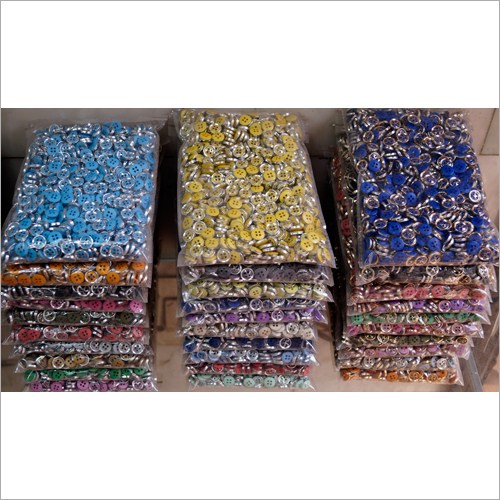 Multi Color Polyester Shirt Button