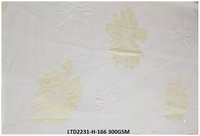 Jacquard Mattress Fabric - 50-55 Meter Roll Length, 87 Inch Width, 180-300 Gsm Thickness | Soft, Off White, 6 Month Warranty