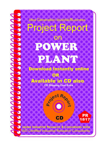 Power Plant Project Report eBook
