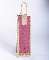 Jute Wine Bag
