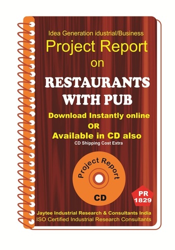 Restaurant With PUB II manufacturing Project Report ebook