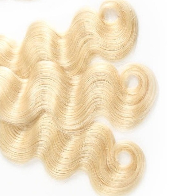 Platinum Blonde Body Wave Hair