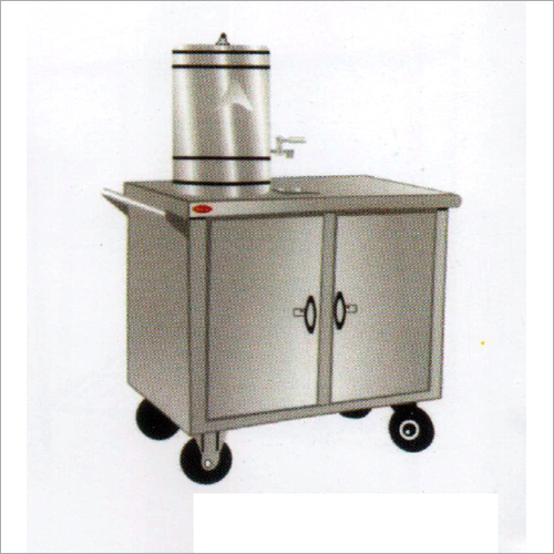 Tea Snack Trolley - Stainless Steel, 70x50x100 cm | Durable, Mobile, Spacious, Easy Use, 50L Capacity