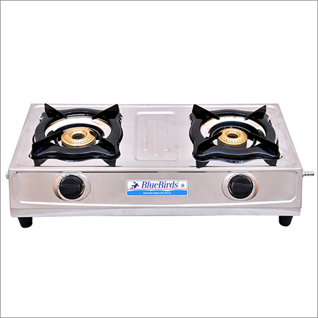 2 Burner Stainless Steel LPG Gas Stove