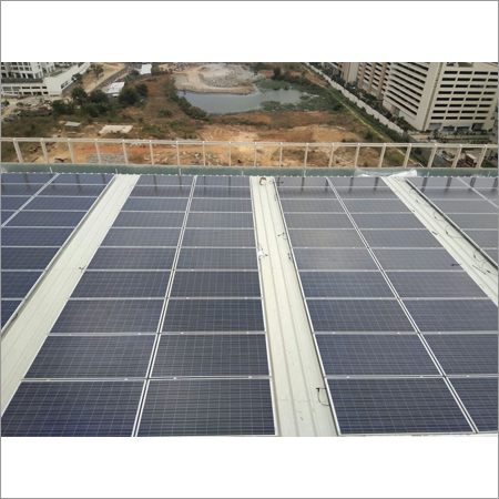 Sloped Sheet Solar Panel Mounting Structure