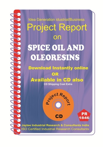 Spice Oil and Oleoresins Project Report ebook