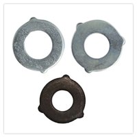 Hsfg Washer - Mild Steel Round Washer 2-4mm Thickness, Silver Color, Lightweight 5-50g