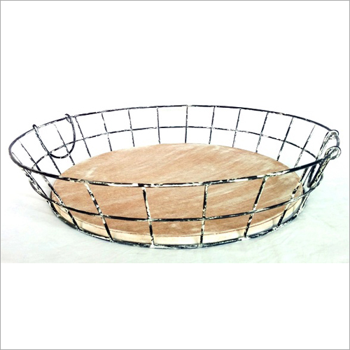 Round Metal Basket