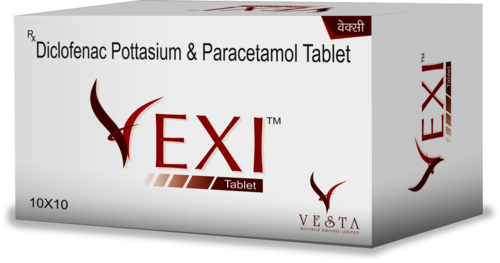 50mg Diclofenac And 325mg Paracetamol Tablet
