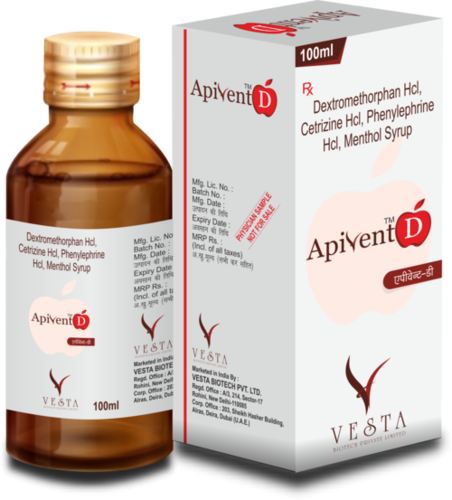 100ml Apivent D Syrup