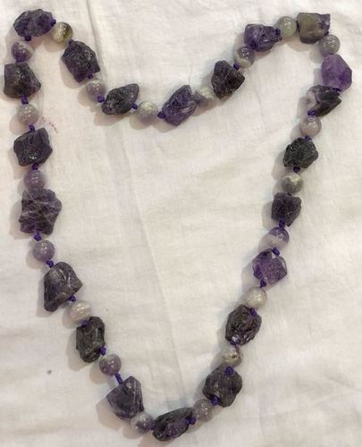Amehtyst Raw Necklace Grade: Good Quality