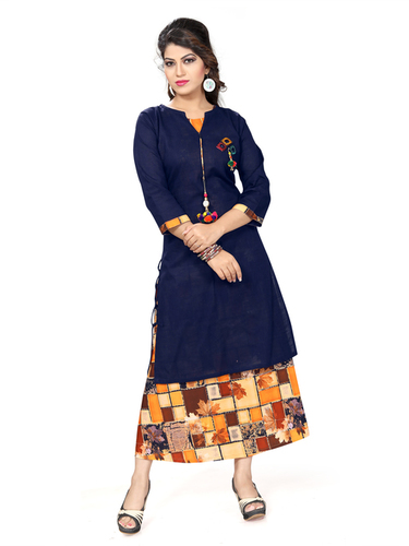 Blue Trendy Kurtis