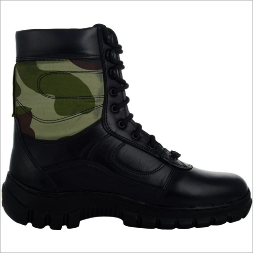 Camouflage High Ankle Army Shoes