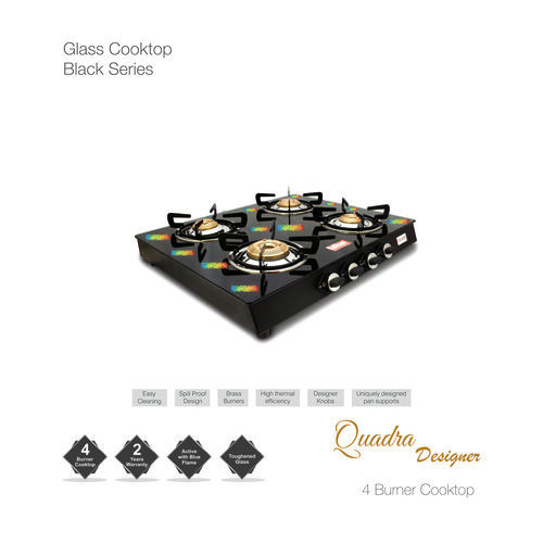 4 Burner Glass Stove