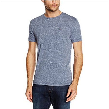 Mens Grey Milange T-Shirt