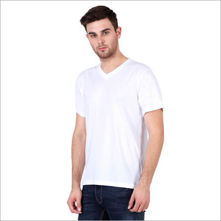 Casual Mens V Neck T-Shirt