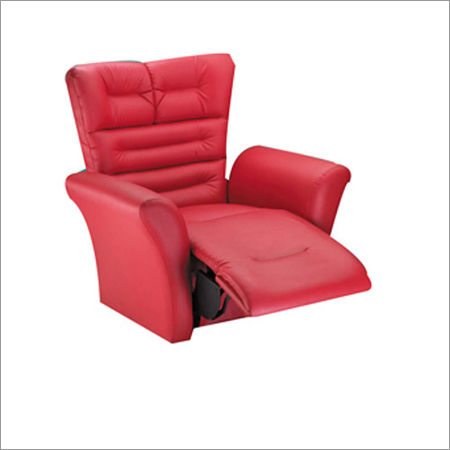 Red Classic Leather Recliners Chair