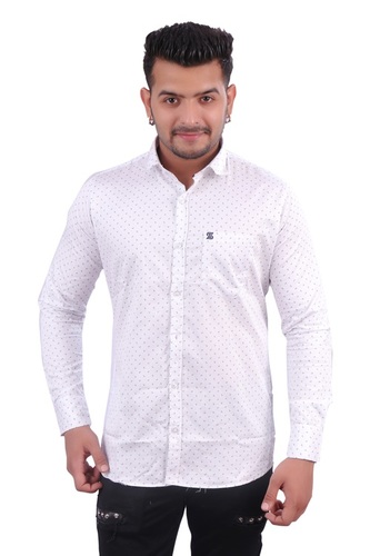 Mens Stylish Print Fancy Shirt
