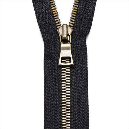 Antique Brass Zipper