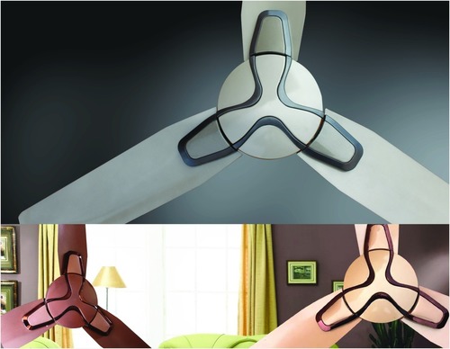 Capacuinno Brown Perfect Ceiling Fan