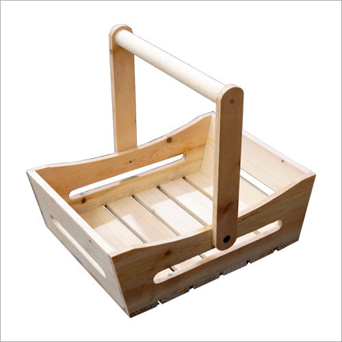 Camel Wooden Basket