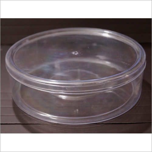 clear round plastic containers