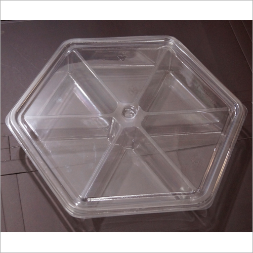 White Dry Fruit Packaging Plastic Container