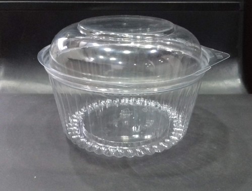 White Designer Clear Plastic Packaging Container