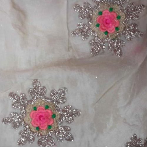 Trendy Embroidery Fabrics - Silk Embroidered Material | Ideal for Sarees and Gowns with Luxurious Texture and Intricate Designs