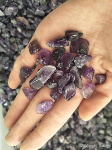 Gemstone Amehtsyt Chips Grade: Super Polished