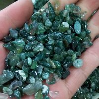 Moss Agate Chips Grade: Super Polished