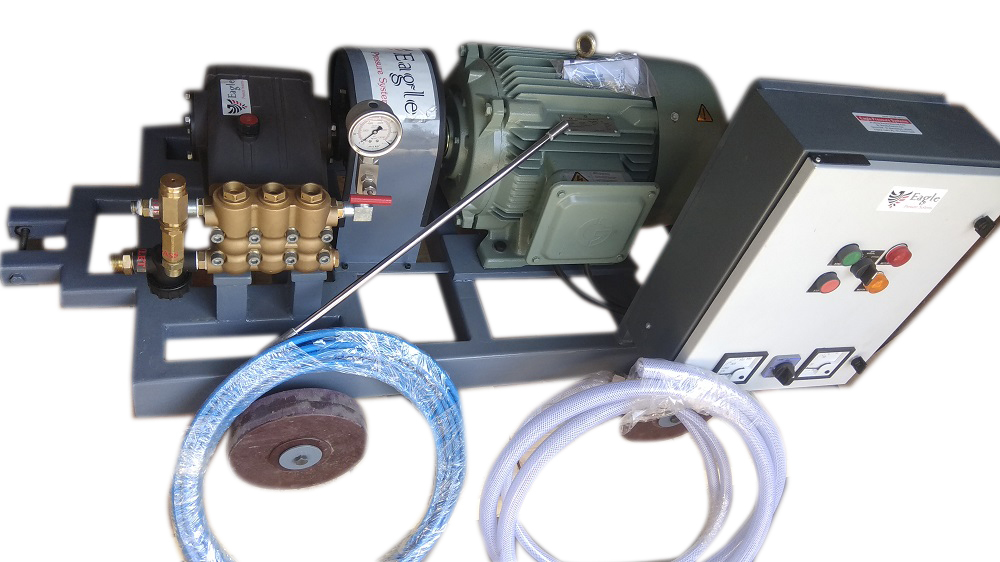 High Pressure Water Jet Cleaning Pump System